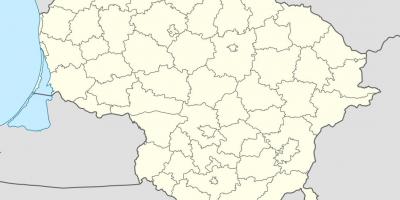 नक्शा लिथुआनिया के वेक्टर
